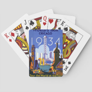 Chicago World's Fair 1934 Pokerkaarten