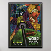 Chicago Worlds Fair 1934  print (Voorkant)