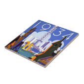  Chicago World's Fair 1934 Tegeltje (Zijkant)