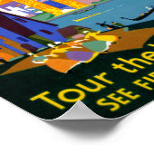 Chicago World's Fair 1934 Vintage Travel Poster (Hoek)