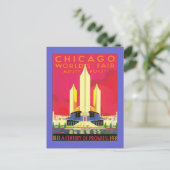  Chicago World's Fair Briefkaart (Staand voorkant)
