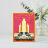  Chicago World's Fair Briefkaart (Staand voorkant)