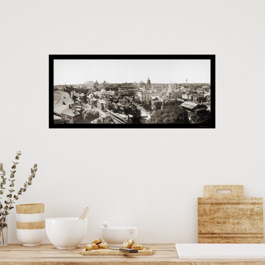 Chicago Worlds Fair Photo 1893 Poster (Keuken)