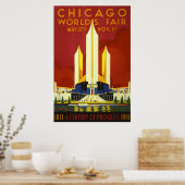 Chicago world's fair poster (Keuken)
