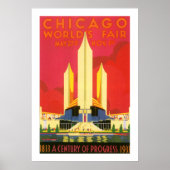 Chicago Worlds Fair Poster (Voorkant)