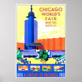 Chicago Worlds Fair Poster (Voorkant)