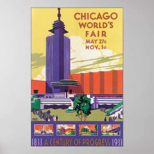 Chicago World's Fair Poster 1933 (Voorkant)