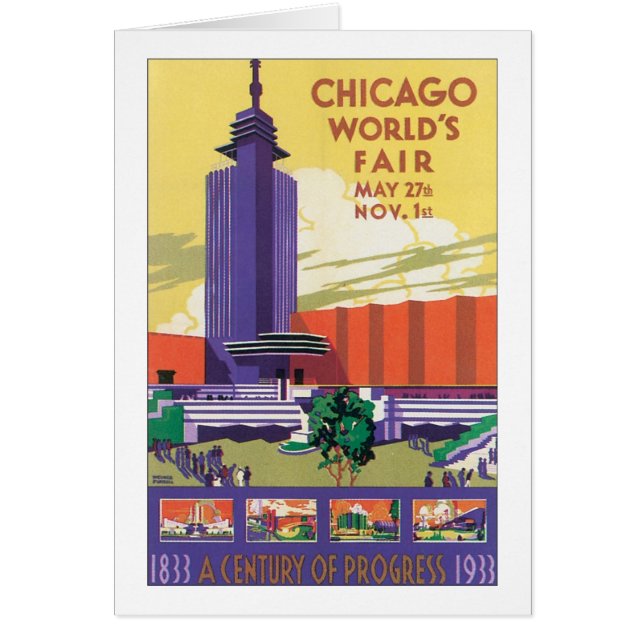 Chicago World's Fair Poster 1933 (Voorkant)