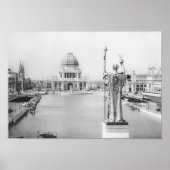 Chicago World's Fair - The White City 1893 Poster (Voorkant)