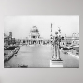 Chicago World's Fair - The White City 1893 Poster
