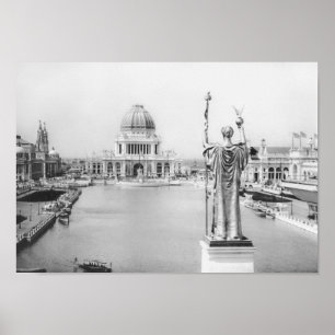 Chicago World's Fair - The White City 1893 Poster