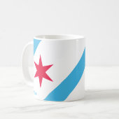 Chicago Zes Punten Ster Koffiemok (Voorkant links)