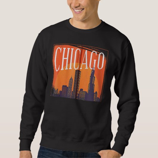 Chicago Zip Trui (Voorkant)