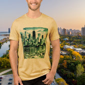 Chicago zwart grafisch T-shirt