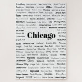 Chicago - zwart op wit legpuzzel (Verticaal)