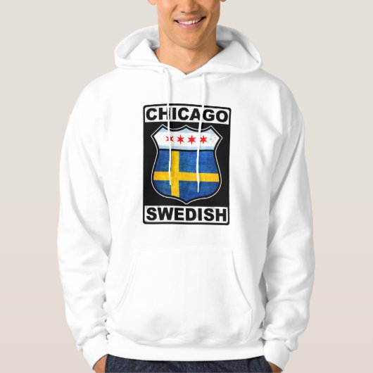 Chicago, Zweeds Amerikaans Hoodie (Voorkant)