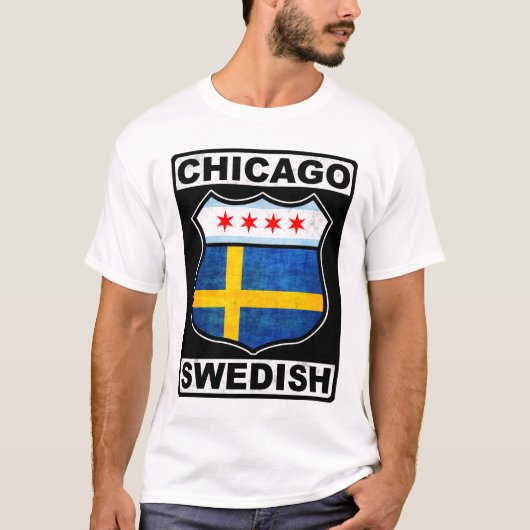 Chicago, Zweeds Amerikaans T-shirt (Voorkant)