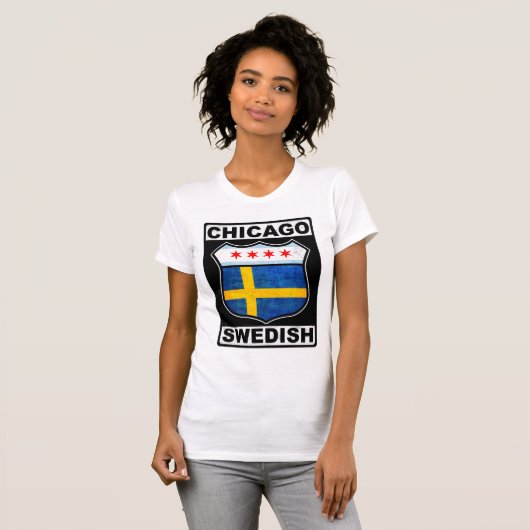 Chicago, Zweeds Amerikaans T-shirt (Voorkant volledig)