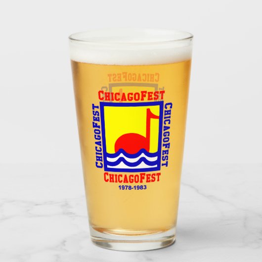 ChicagoFest, Chicago (1978-1983) Glas (Voorkant gevuld)