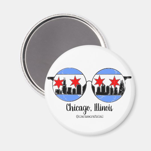 chicaGOggles Magnet (Voorkant / Achterkant)