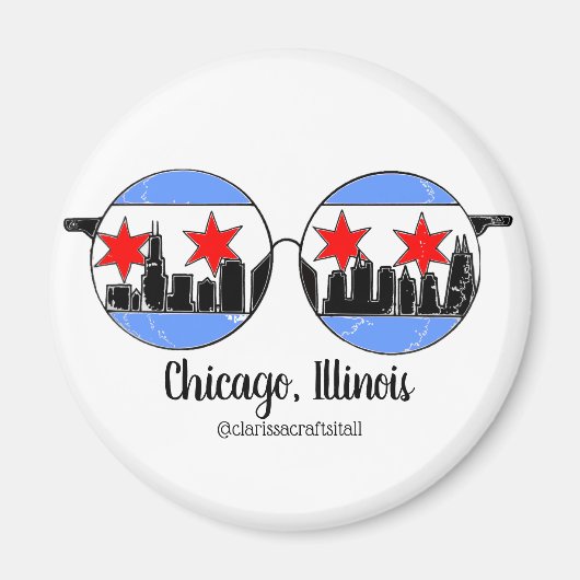 chicaGOggles Magnet (Voorkant)