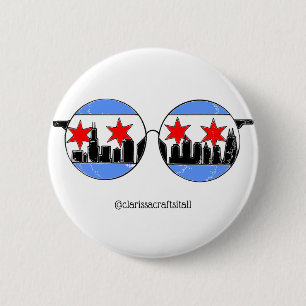 chicaGOggles pin Ronde Button 5,7 Cm