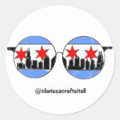 chicaGOggles sticker (Voorkant)