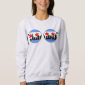 chicaGOggles sweatshirt met IG (Voorkant)