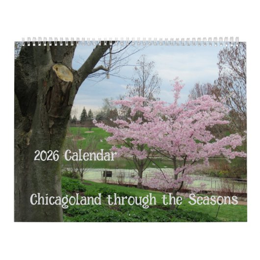 Chicagoland door de seizoenen 2026 kalender (Hoes)