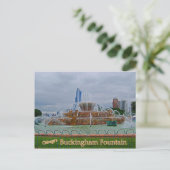 Chicagos Buckingham Fountain Briefkaart (Staand voorkant)
