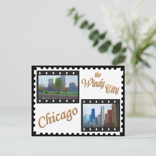 Chicago's Lake Shore Drive Briefkaart (Staand voorkant)