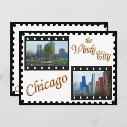 Chicago's Lake Shore Drive Briefkaart (Voorkant / Achterkant)