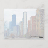 Chicago's Michigan Avenue Briefkaart (Achterkant)