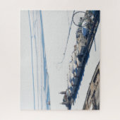 Chicago's Navy Pier in de winter Legpuzzel (Verticaal)