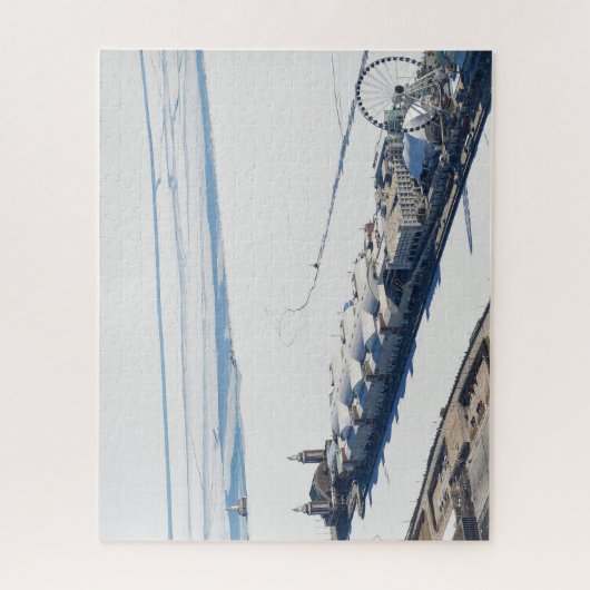 Chicago's Navy Pier in de winter Legpuzzel (Verticaal)