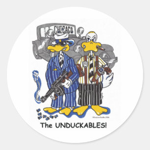 Chicago's onaanraakbaren ronde sticker
