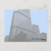 Chicagos Trump Tower Kantoor Building Briefkaart (Achterkant)