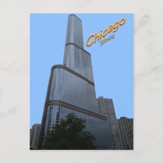 Chicagos Trump Tower Kantoor Building Briefkaart (Voorkant)