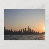 chicagosunset briefkaart (Voorkant)