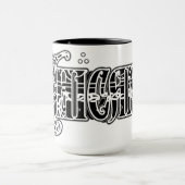 Chicana Bandana print koffie Mok (Midden)