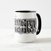 Chicana Bandana print koffie Mok (Voorkant rechts)