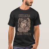 Chicana Chola Stijl Lowrider Kleding Mexicaanse Am T-shirt (Voorkant)