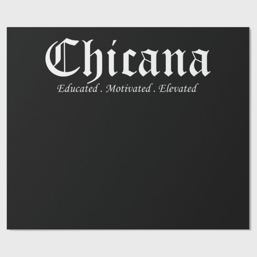 Chicana Educated Latina Gradua Cadeaupapier (Vlak)