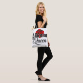 Chicana koningin boodschappentas tote bag (Op model)