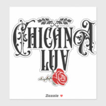 Chicana Liefde Auto decal sticker