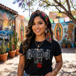 Chicana Liefde   Latina Trots Streetwear T-shirt