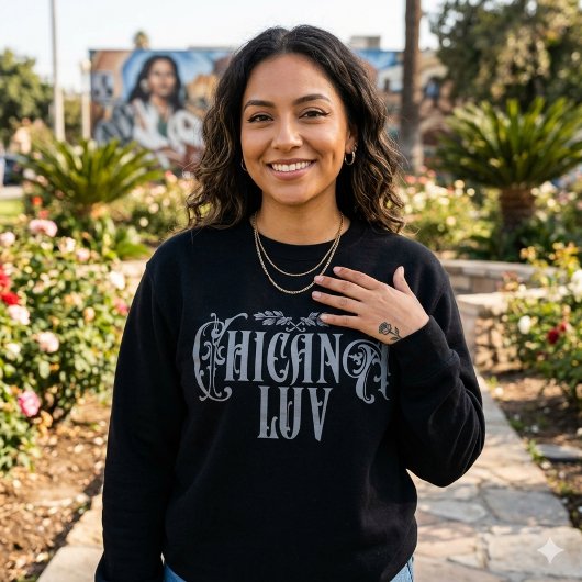 Chicana Love Sweatshirt | Latina Trots 