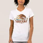 Chicana Mexico Coat of Arms T-shirt (Voorkant)