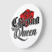 Chicana Queen Wandklok (Hoek)