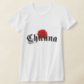 Chicana Red Rose shirt tshirt (Laagn)